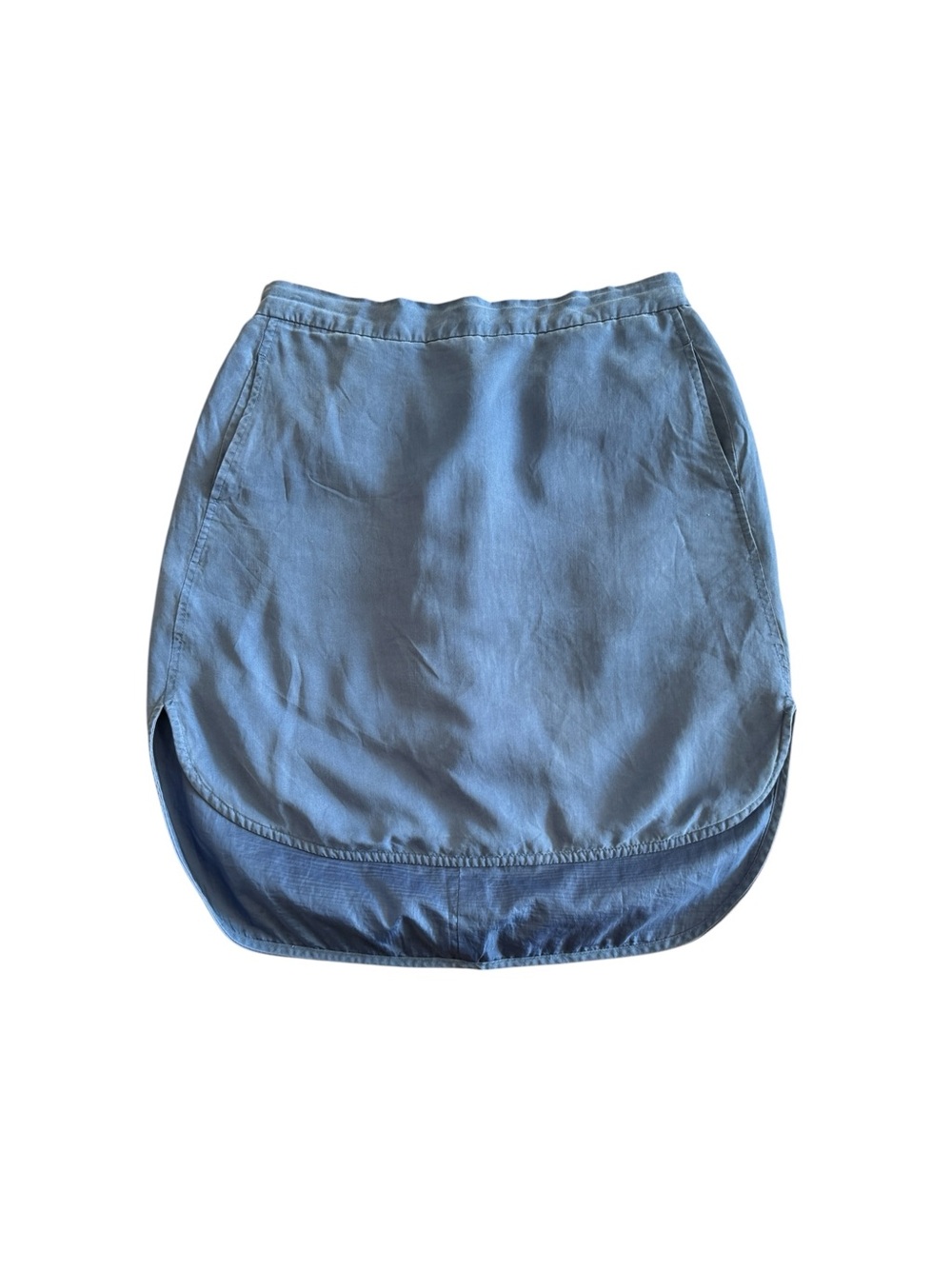 OAK + FORT Dusty Blue Skirt